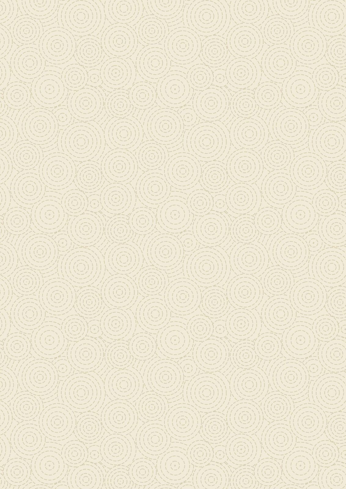 Lewis & Irene Geometrix - White with Grey Circles - GX1.2