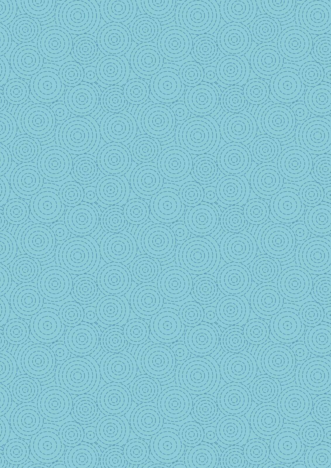 Lewis & Irene Geometrix - Blue With Circles - GX1.3