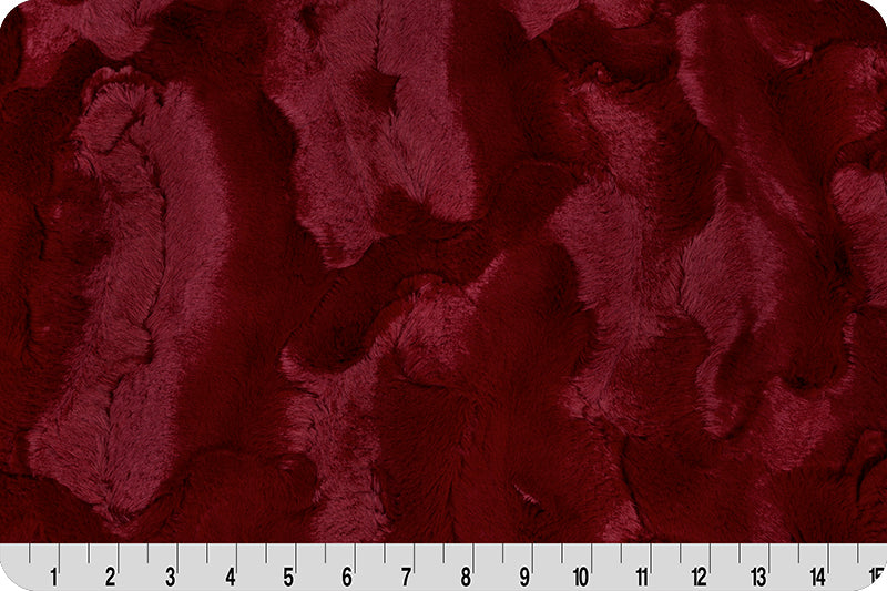 Luxe Cuddle Cut 2Yd- Hide Merlot