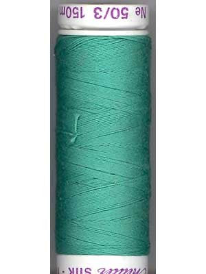 Mettler Silk-Finish 50wt Solid Cotton Thread 164yd/150M Bottle Green