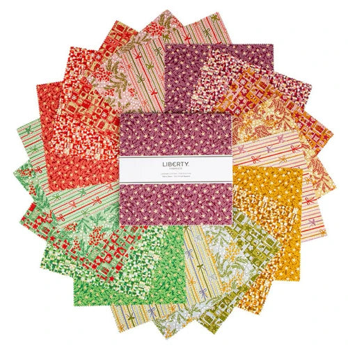 Liberty Festive Magic - Charm Pack - 5in Squares (42p)