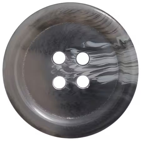 Hemline Buttons - 23mm 4 Hole - Marble Round