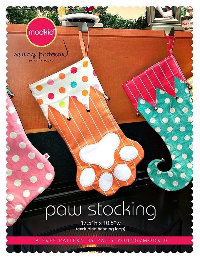 Paw Stocking - Mod Kid Boutique (Download)