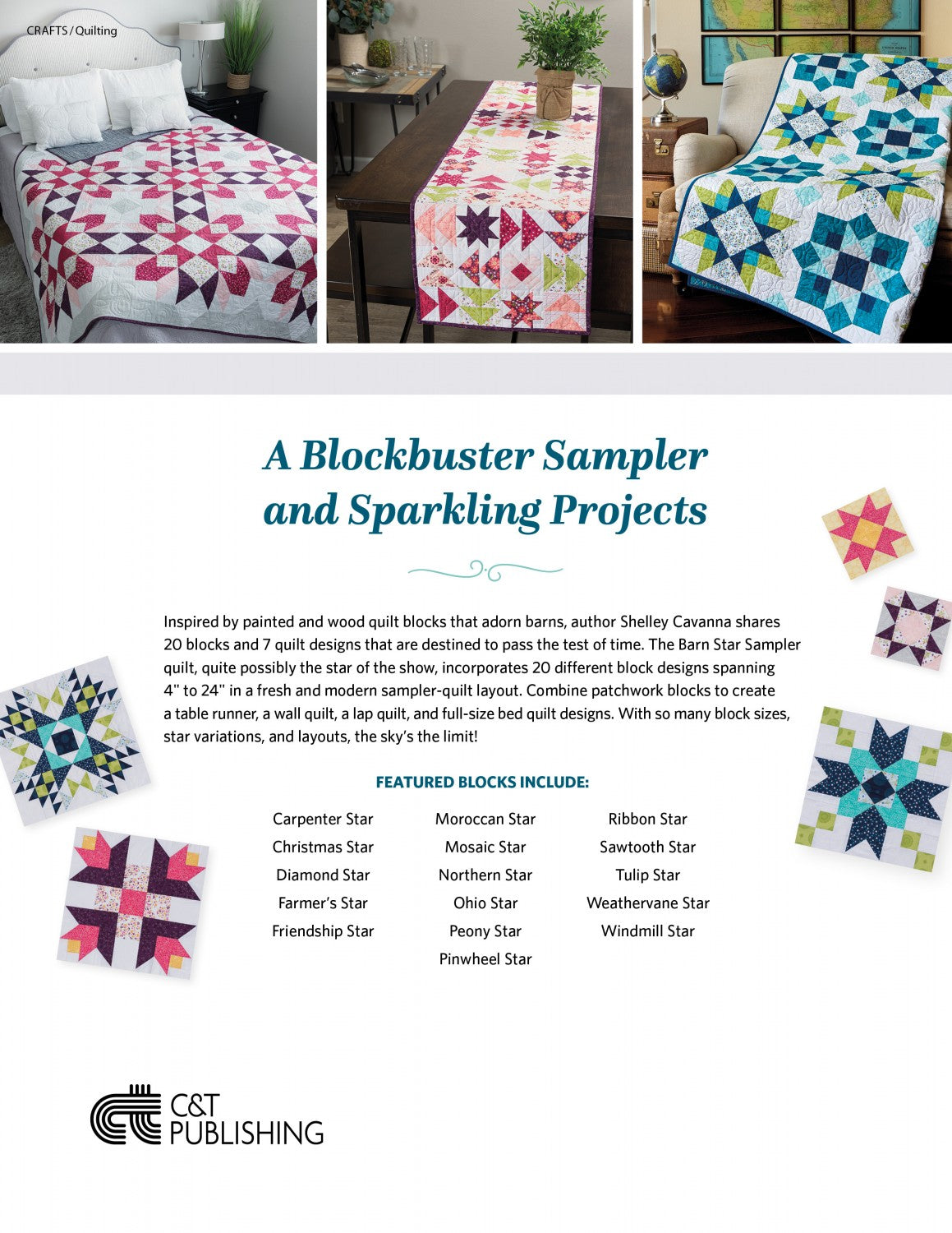 Barn Star Sampler Quilt - Book