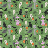 Tricks & Treats - Trick Or Treat Green by Paintbrush Studio