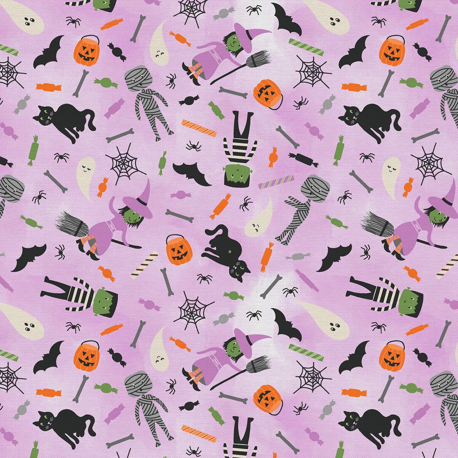 Tricks & Treats - Costume Party Purple by Paintbrush Studio