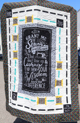 Store Sample- Twin Quilt- Sewing Serenity Prayer