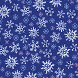 Snowflake Wishes - Nicole DeCamp - Wintery Snowflakes Navy - 15191-56