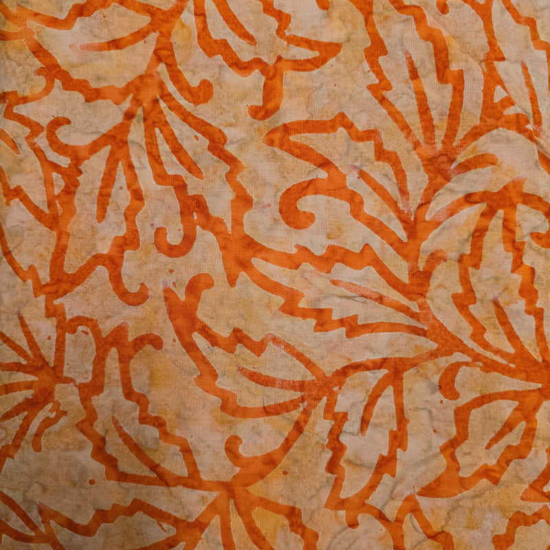 Batiks Bavarian- Orange Leaf - JH23A-L