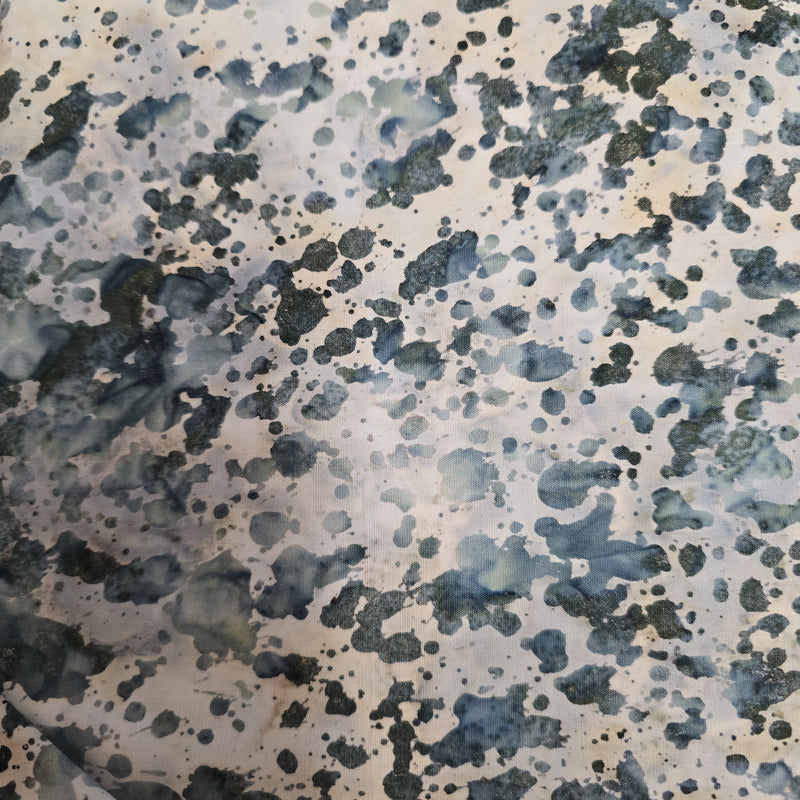 Wilmington Batiks Fall Amalfi - Green/Grey Splatter 1800-5643-900