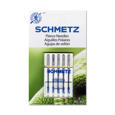 SCHMETZ #1857 Fleece Needles - Combo 75/11 (2), 90/14 (3)