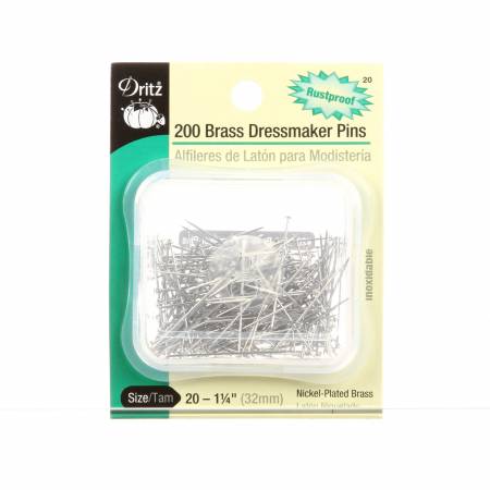 Dritz Dressmaker Pin Size 20 - 1-1/4in 200ct