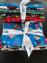 Rudolph the Red Nosed Reideer - Northcott Fabrics - Fat Quarter Bundle - 7pc