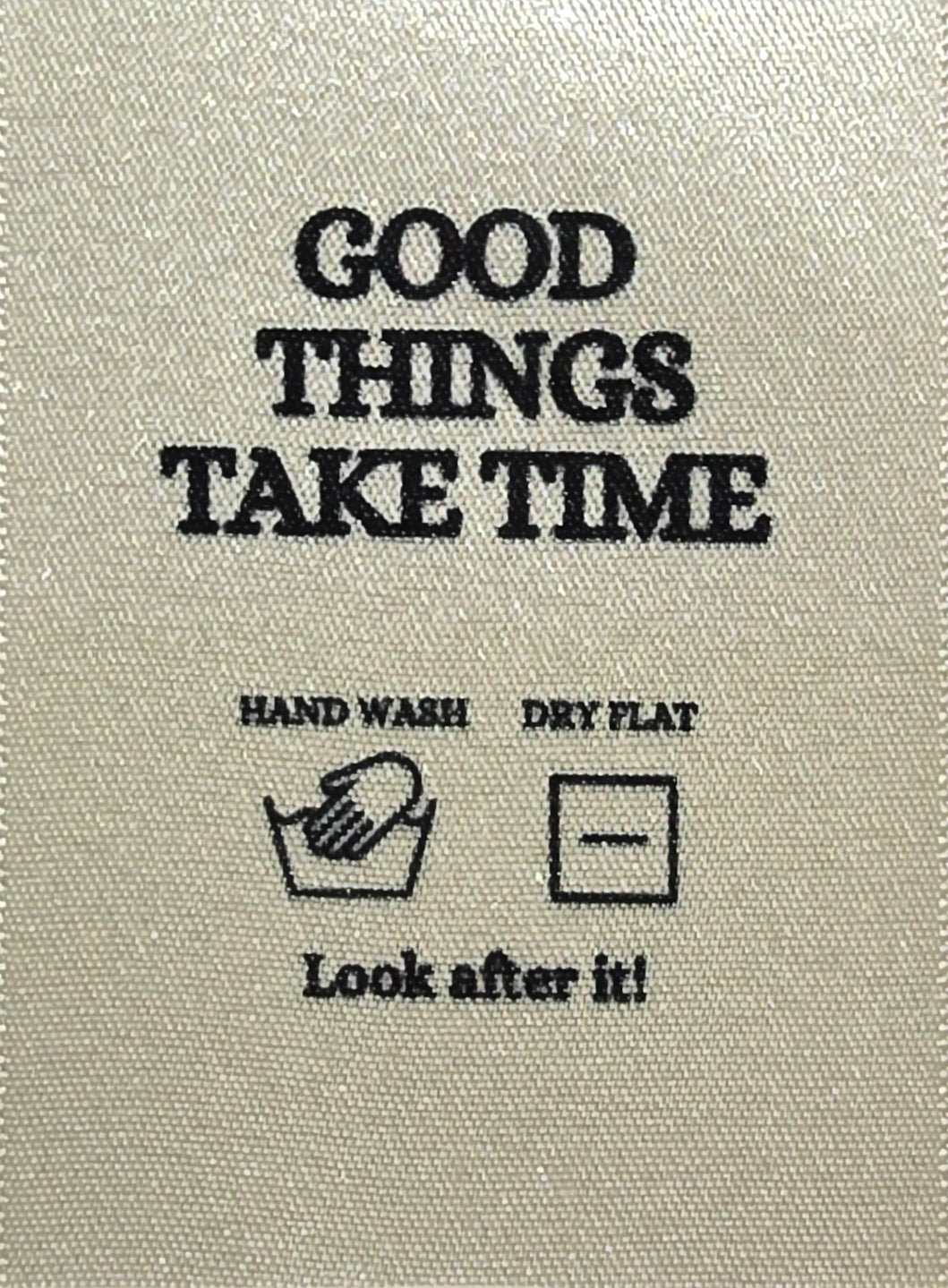 Good Things take time Quilt Labels, 5 per package