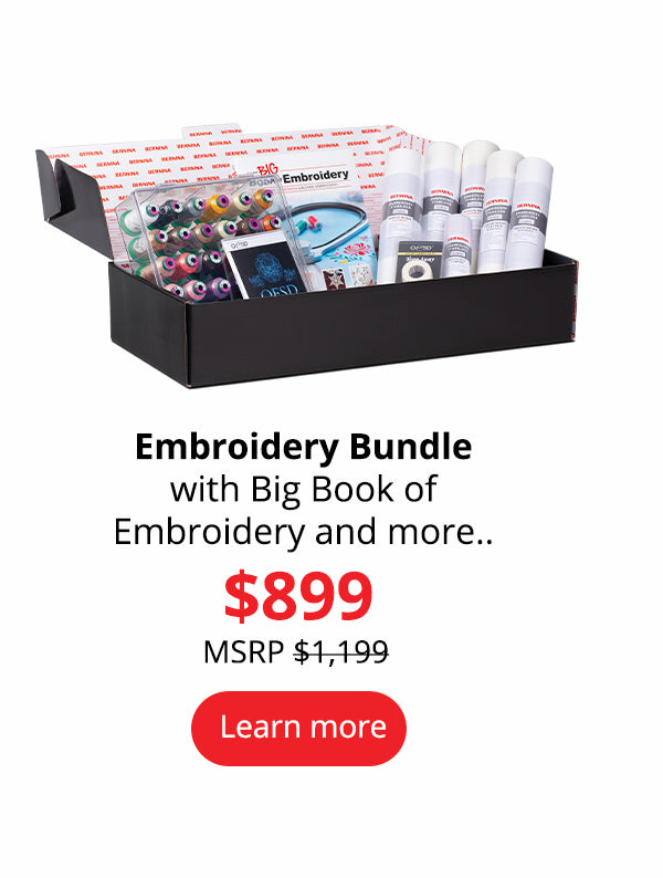 BERNINA Embroidery Bundle Pack