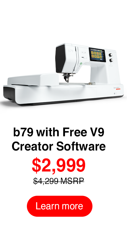 Bernette B79 Sewing & Embroidery Machine