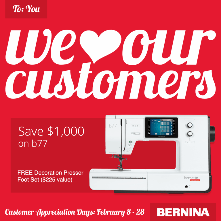 Bernette B77 Sewing Machine