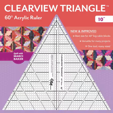 Clearview Triangle 60" 10in Ruler