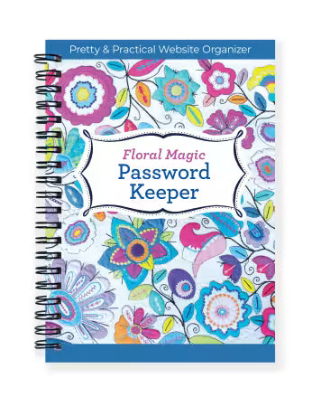 Floral Password Keeper Book/Organizer