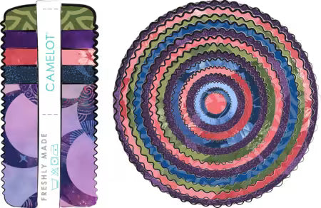 Celeste - Camelot Fabrics - Jelly Roll - 2.5in Strips (40p)