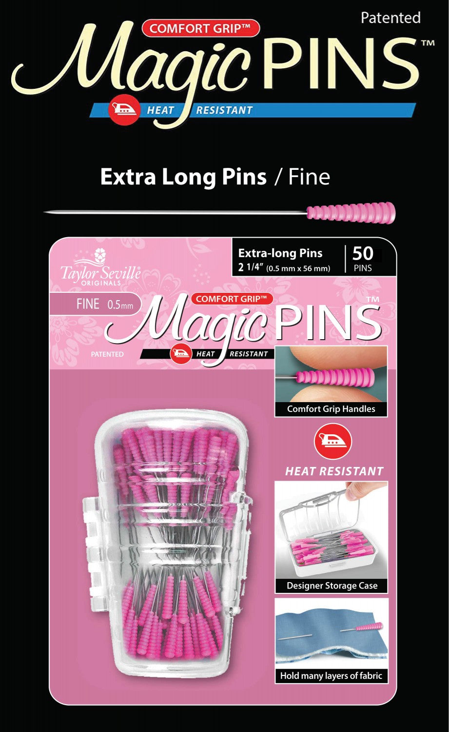 Magic Pins - Extra Long Fine (50pc)