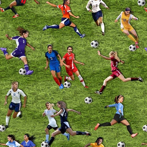 World Cup by Benartex - Womens Soccer Green