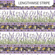 Deborah Edwards - Lavender Market - Border Stripe - 24474-99