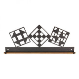 22in Quilt Block Fabric Holder Charcoal