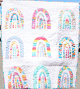 Store Sample- Baby Quilt- Rainbows