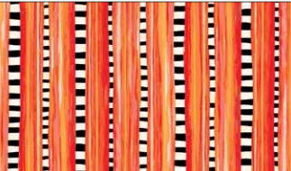 Debby Kratovil - Wild Things - Orange Stripe - 26824 ORA1