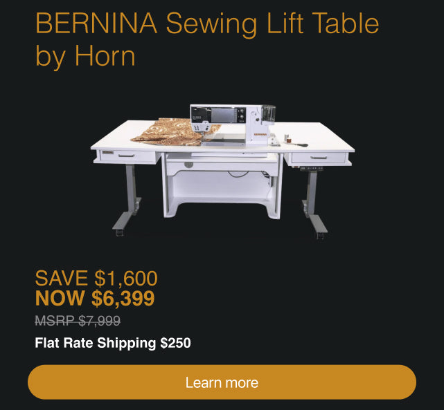Bernina Sewing Lift Table by Horn