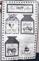 Store Sample- Lap Quilt- Farm Panel