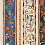 QT Fabrics A Little Handy - Tool Border Stpripe