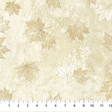 Oh Canada 14 - Stonehenge - Large Tonal Leaves Cream - 29017-12