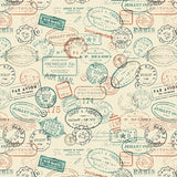 Blank Quilting Time Travel 3018-41 Ivory Stamps