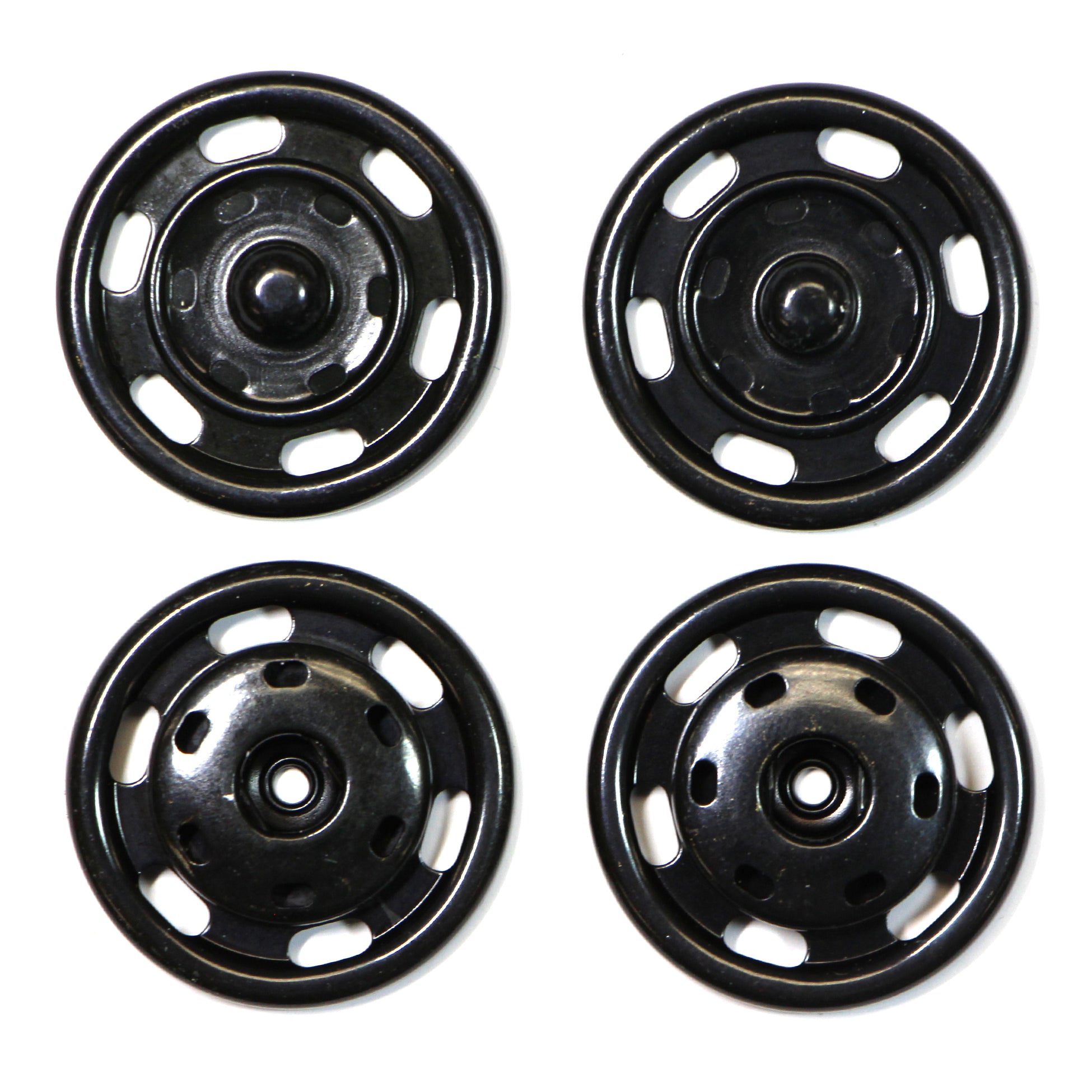 Snap Fasteners  - size 30mm ( 1 1⁄8″) - 2 sets