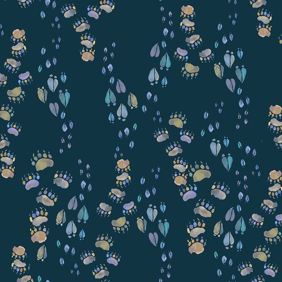 Wild And #Wonderful Digiprints by RJR Fabrics -Ice