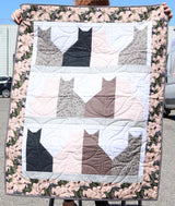 Store Sample- Lap Quilt- Cat City