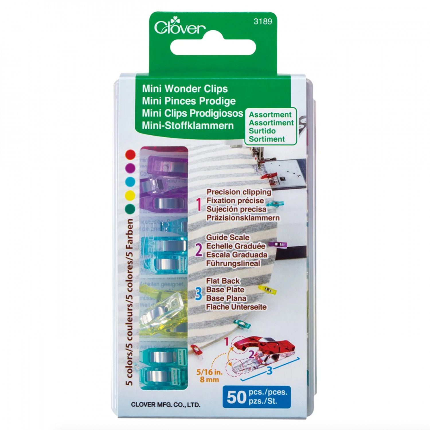 Clover 3189 - MINI Wonder Clips - 50pcs.