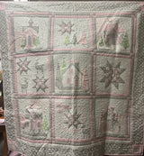 Store Sample- Lap Quilt- Winter Applique