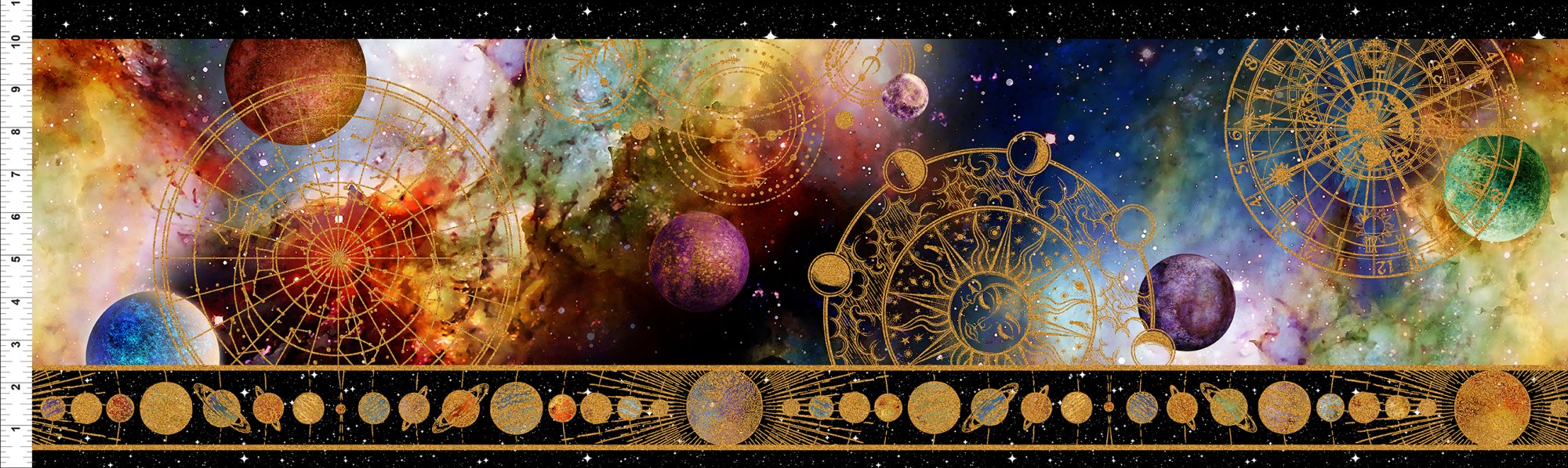 Jason Yenter - Cosmos - Planet Border Print - 3COS1