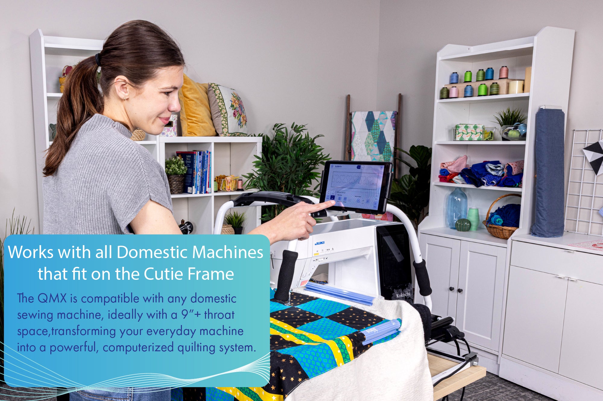 Q'nique  QuiltMotion X Foundations for Domestics