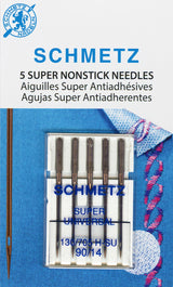 SCHMETZ #4503 Universal Super Nonstick Needles Carded - 90/14- 5 Pieces