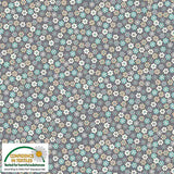 Basic Grey Quilters Combination by Stof -  SMALL FLOWERS 4518-071