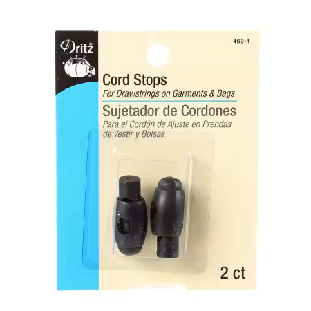 Dritz Cord Stops Plastic 2 Count