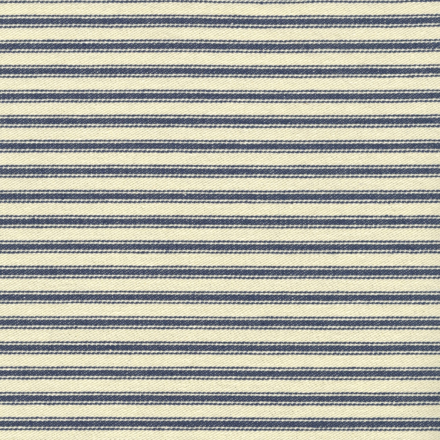 Navy Heavy Ticking Stripe