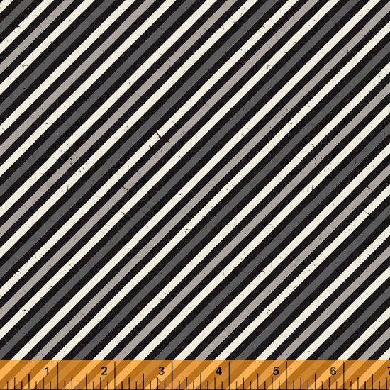 Windham Fabrics - Life's Recipes - Bias Stripe Chalkboard