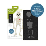 GO! Skeleton Die by Chris Marchini