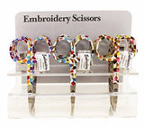 Embroidery Scissors Sweets Print Handles