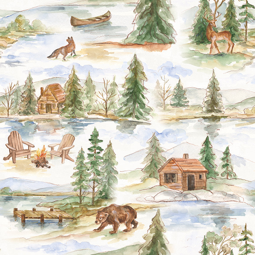 Living on Lake Time - Silvia Vassileva - Lake Scenery Multi-66250101-01
